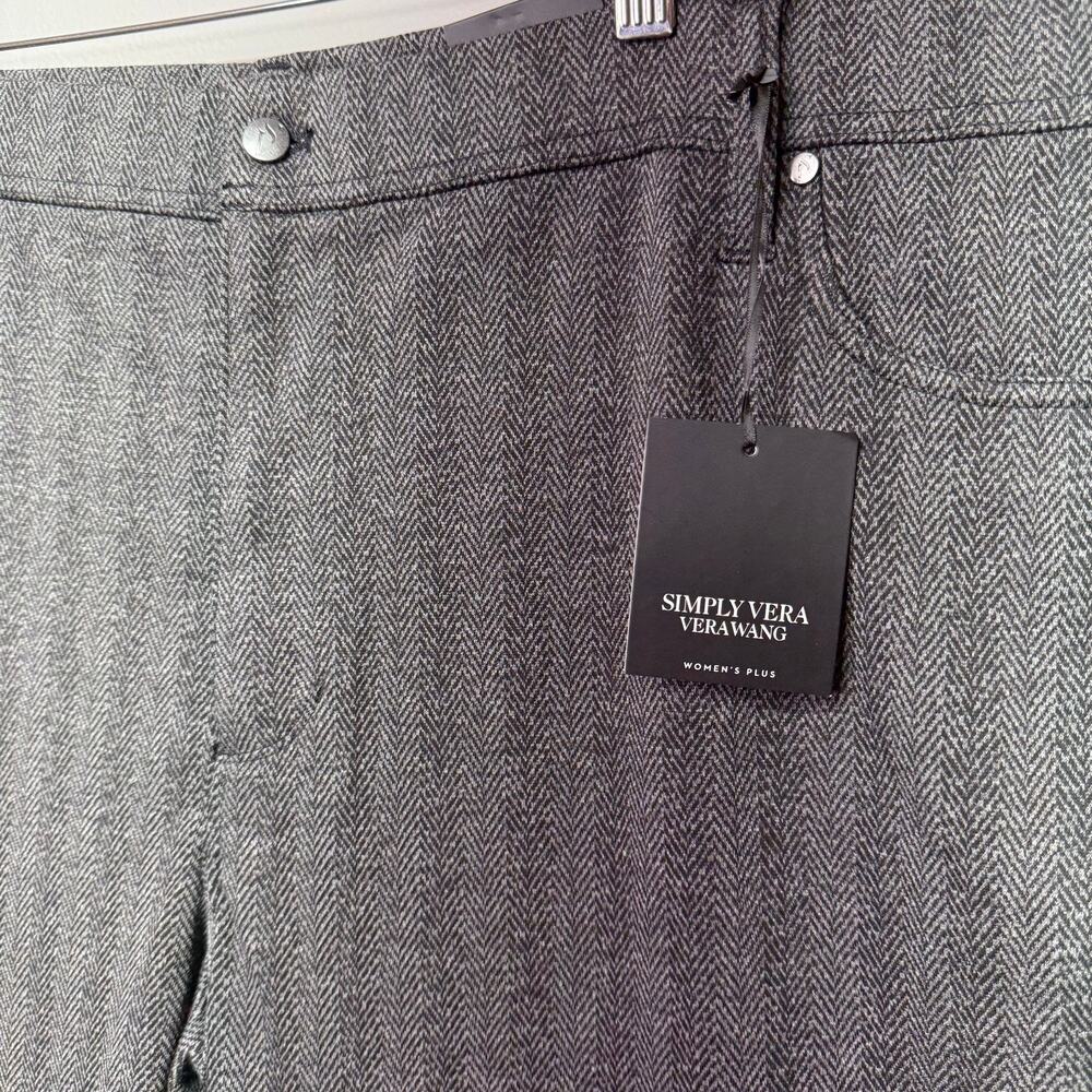 Simply Vera Vera Wang Pants Women’s Size 3X Mid-Rise Bootcut Stretch Gray - Picture 11 of 12